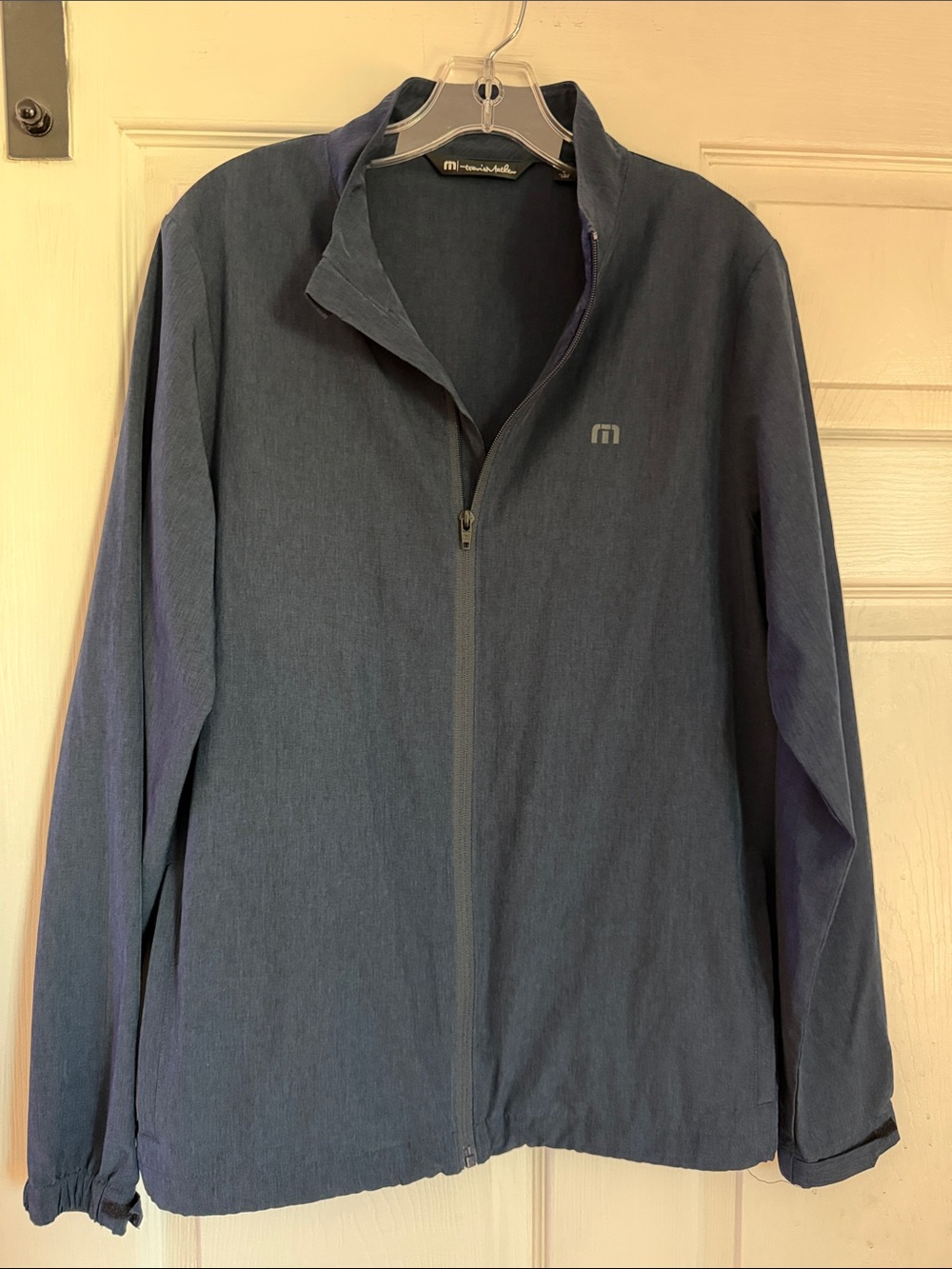 Travis Mathew Slate Navy Lightweight Full-Zip Jacket